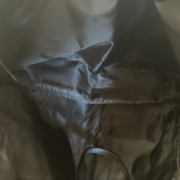 Victoria’s Secret open top cloth & faux leather tote beach travel bag - Picture 7 of 8